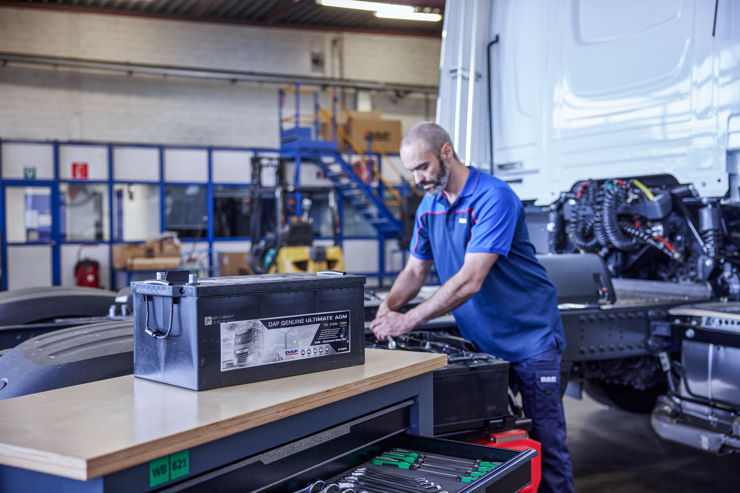 DAF and TRP batteries deliver reliable starts and power electronics in all weather conditions.​